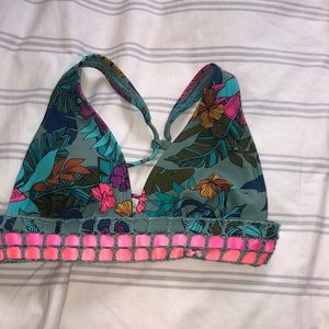 flower bikini top